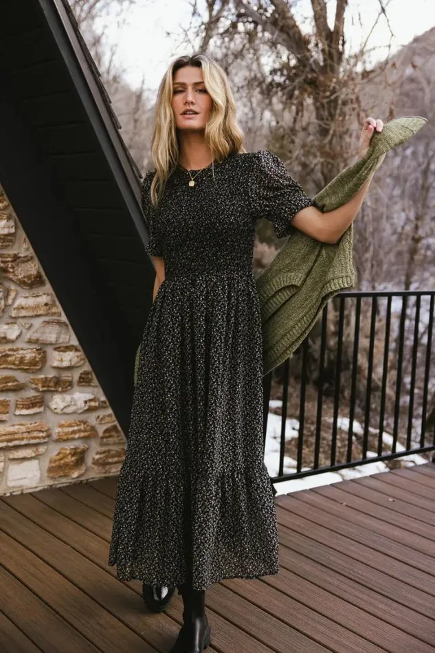 Bohme Dresses Nova Floral Dress Black 8211 Women