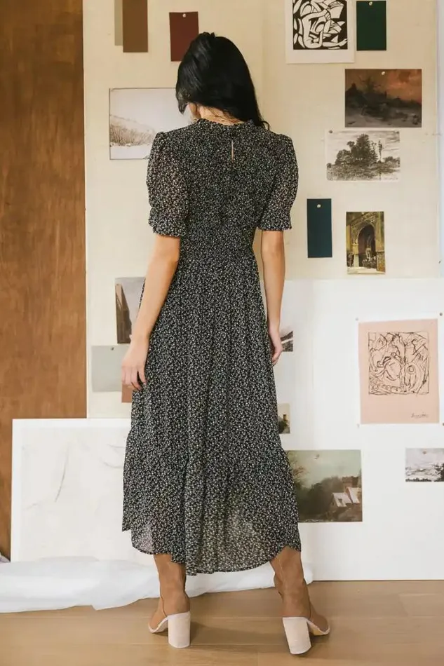 Bohme Dresses Nova Floral Dress Black 8211 Women Bohme Dresses Nova Floral Dress Black 8211 Women