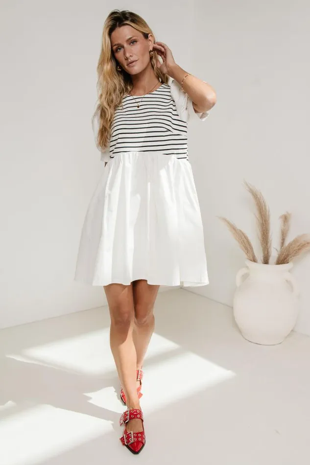 Bohme Dresses Virginia Puff Sleeve Mini Dress Ivory 8211 Women Bohme Dresses Virginia Puff Sleeve Mini Dress Ivory 8211 Women