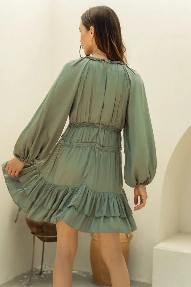 Bohme Dresses Xena Mini Dress In Teal 8211 FINAL SALE Teal 8211 Women Bohme Dresses Xena Mini Dress In Teal 8211 FINAL SALE Teal 8211 Women