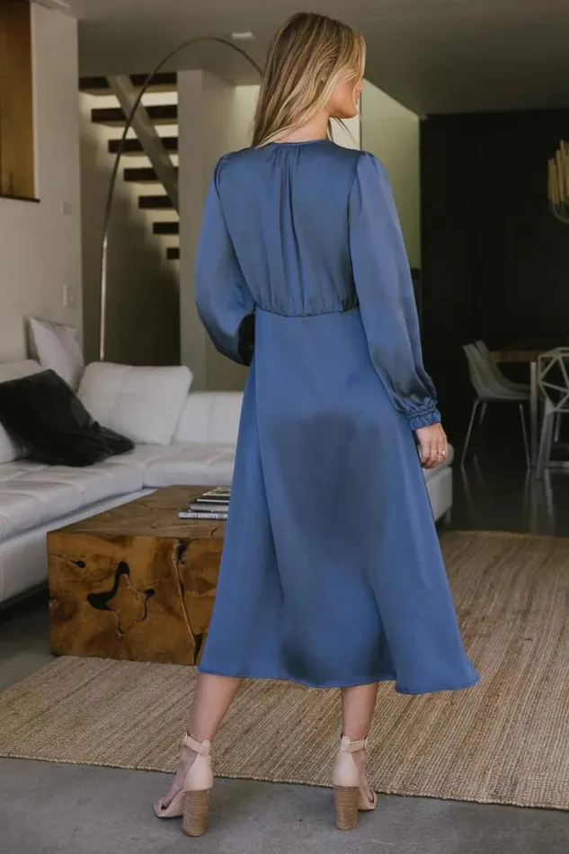 Bohme Dresses Zendaya Midi Dress 8211 FINAL SALE Blue 8211 Women Bohme Dresses Zendaya Midi Dress 8211 FINAL SALE Blue 8211 Women