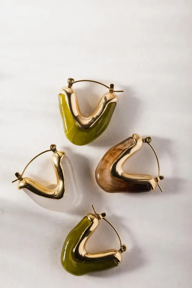 Bohme Jewelry Ariella Earrings In Green Green 8211 Women