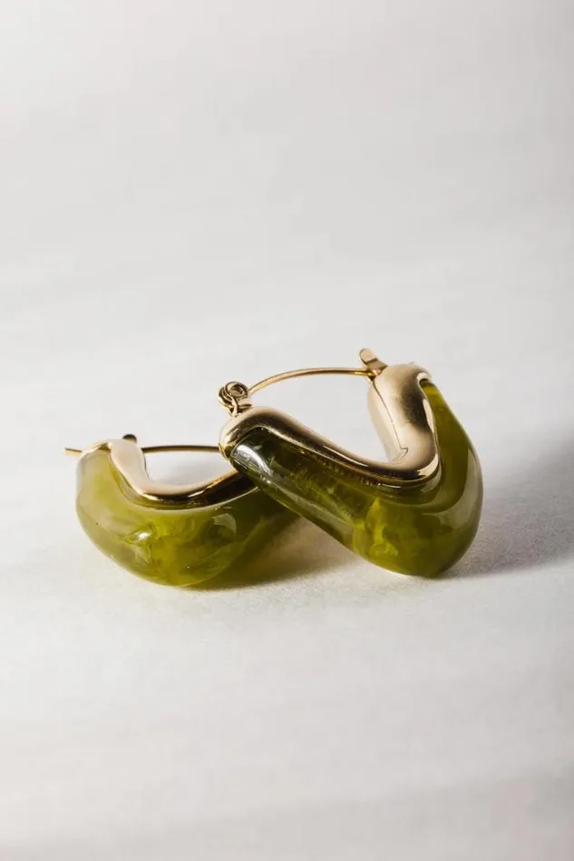 Bohme Jewelry Ariella Earrings In Green Green 8211 Women Bohme Jewelry Ariella Earrings In Green Green 8211 Women