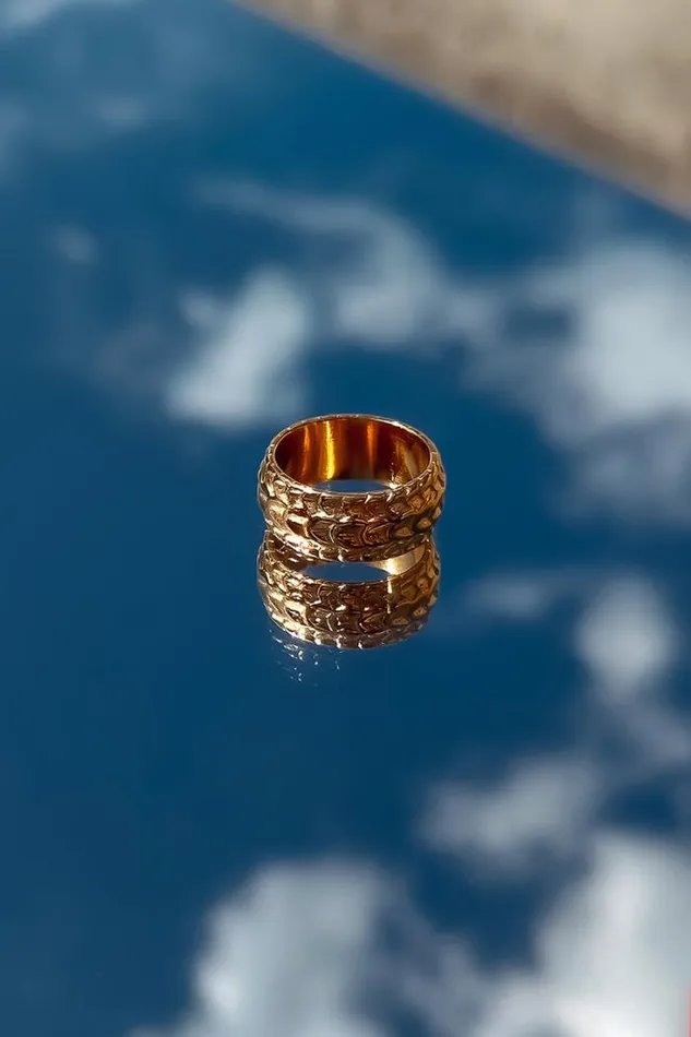 Bohme Jewelry Caroline Textured Ring Gold 8211 Women