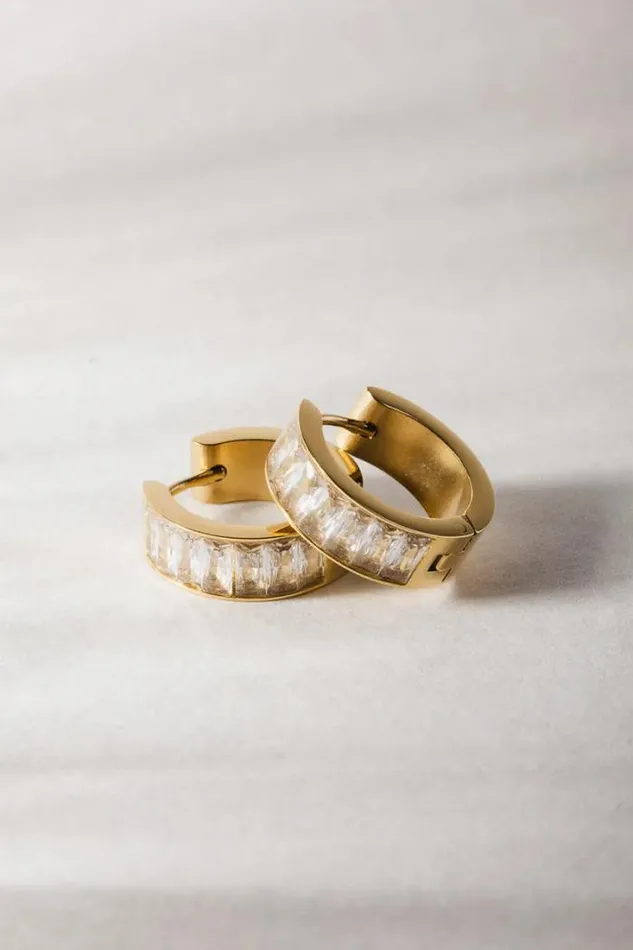 Bohme Jewelry Kinsley Earrings 8211 Tarnish Free Gold 8211 Women