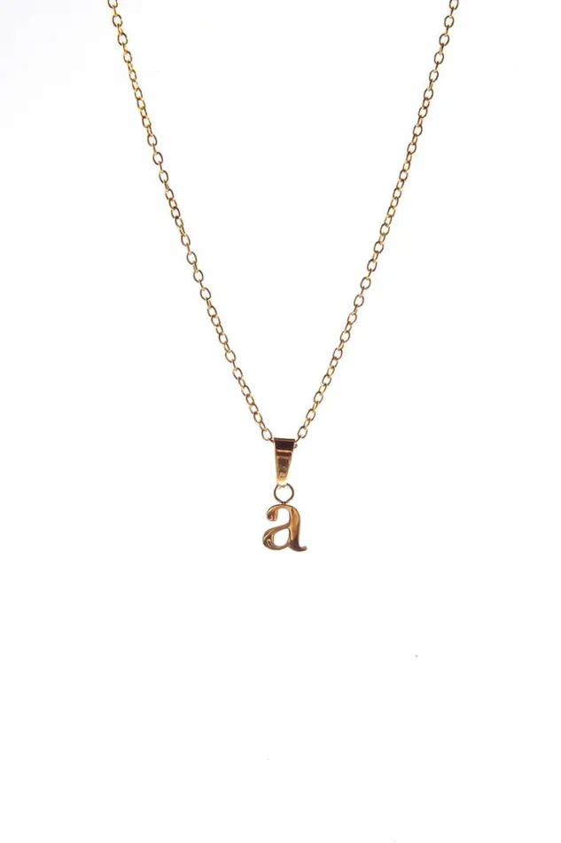Bohme Jewelry Nella Initial Necklace Gold 8211 Women