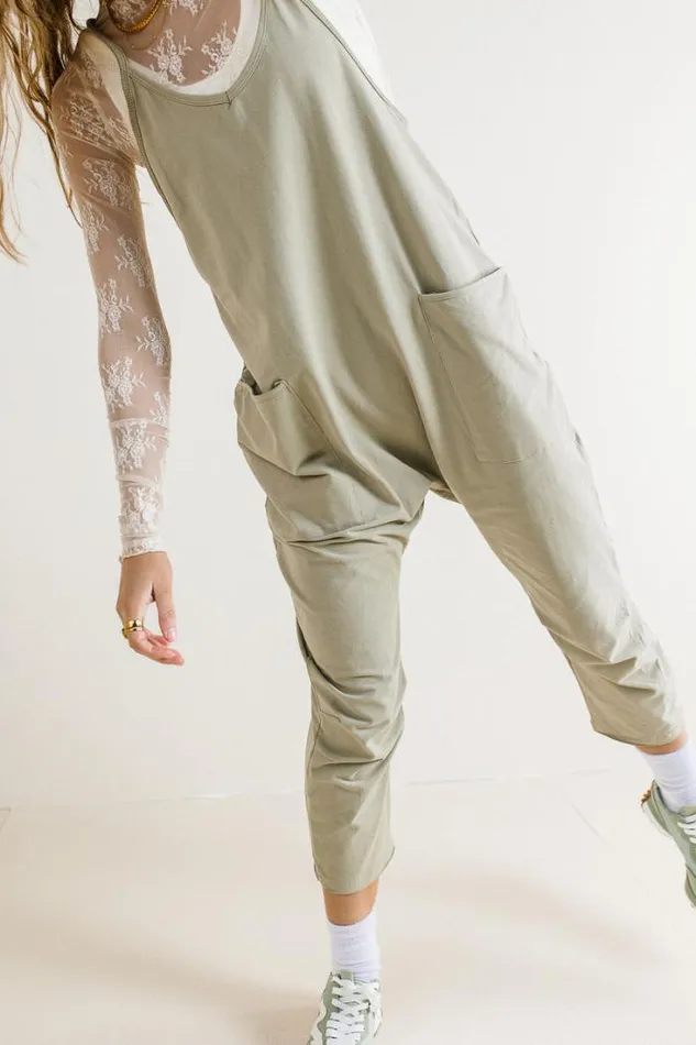 Bohme Jumpsuits and Overalls Don039t Stop Onesie In Sage Sage 8211 Women Bohme Jumpsuits and Overalls Don039t Stop Onesie In Sage Sage 8211 Women