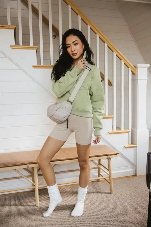Bohme Loungewear Alyssa Half Zip In Sage Sage 8211 Women Bohme Loungewear Alyssa Half Zip In Sage Sage 8211 Women