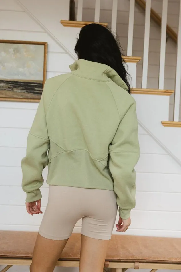 Bohme Loungewear Alyssa Half Zip In Sage Sage 8211 Women Bohme Loungewear Alyssa Half Zip In Sage Sage 8211 Women