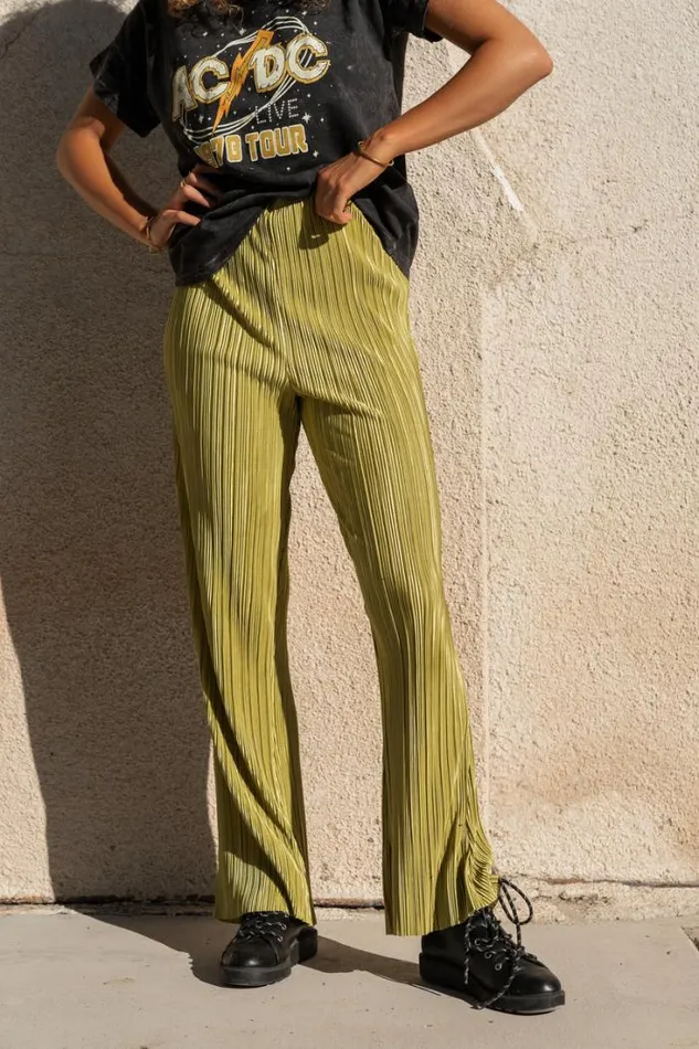 Bohme Loungewear Clara Ribbed Pants In Green Green 8211 Women Bohme Loungewear Clara Ribbed Pants In Green Green 8211 Women