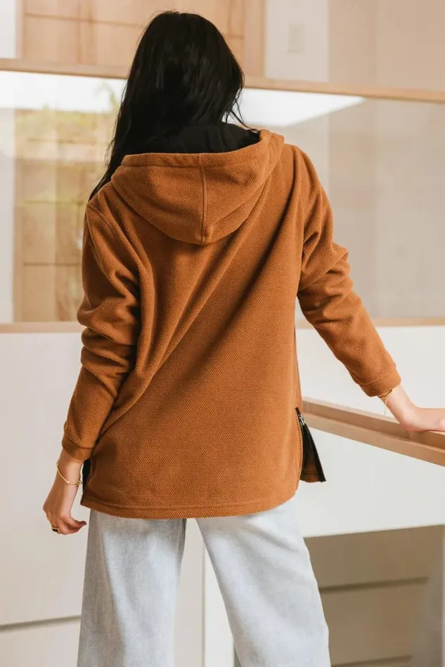 Bohme Outerwear Aiden Fleece Pullover 8211 FINAL SALE Camel 8211 Women Bohme Outerwear Aiden Fleece Pullover 8211 FINAL SALE Camel 8211 Women
