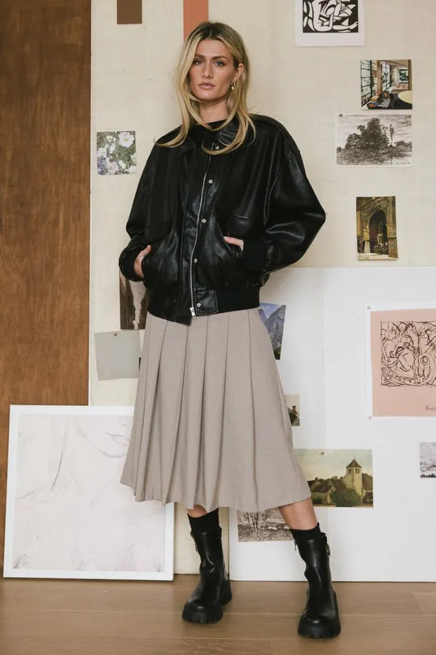 Bohme Outerwear Call Me Back Vegan Jacket In Black Black 8211 Women Bohme Outerwear Call Me Back Vegan Jacket In Black Black 8211 Women