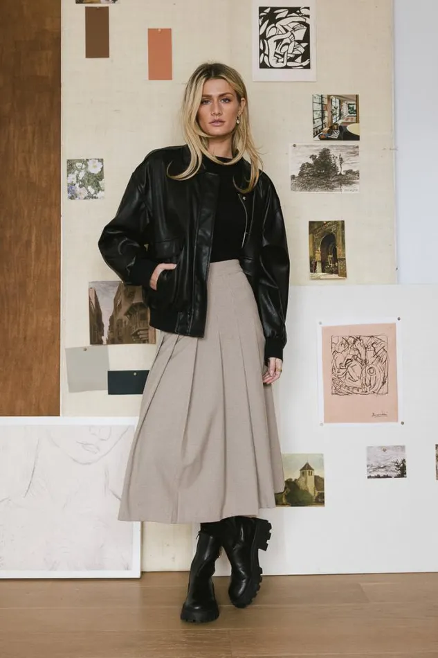 Bohme Outerwear Call Me Back Vegan Jacket In Black Black 8211 Women Bohme Outerwear Call Me Back Vegan Jacket In Black Black 8211 Women