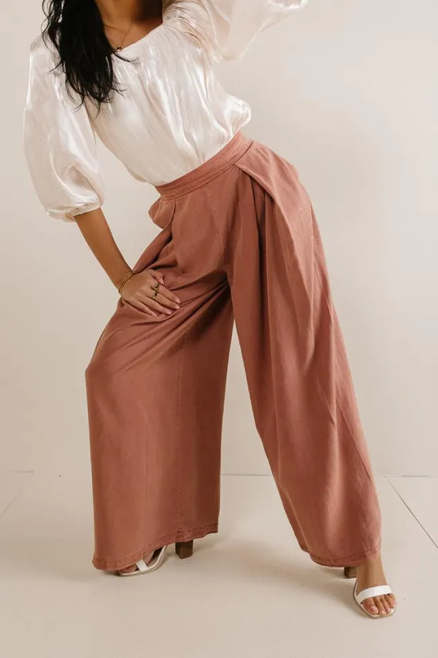 Bohme Pants Katie Wide Leg Pants In Brick Brick 8211 Women Bohme Pants Katie Wide Leg Pants In Brick Brick 8211 Women