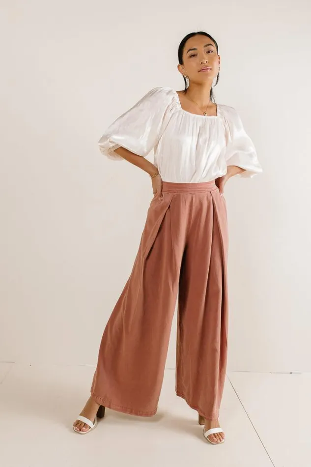 Bohme Pants Katie Wide Leg Pants In Brick Brick 8211 Women Bohme Pants Katie Wide Leg Pants In Brick Brick 8211 Women
