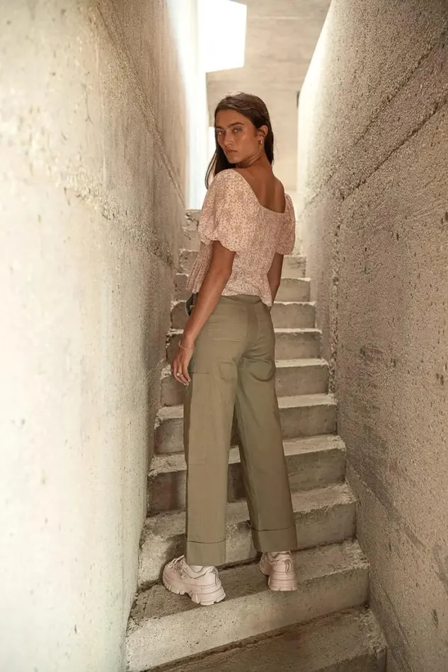 Bohme Pants Kienna Cargo Pants In Olive Olive 8211 Women Bohme Pants Kienna Cargo Pants In Olive Olive 8211 Women