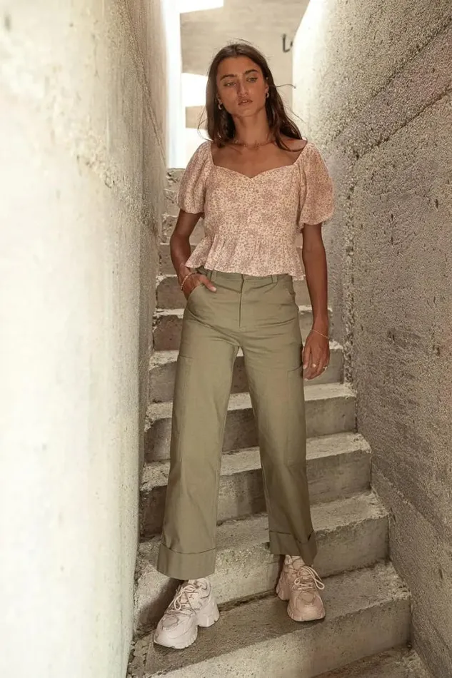 Bohme Pants Kienna Cargo Pants In Olive Olive 8211 Women Bohme Pants Kienna Cargo Pants In Olive Olive 8211 Women