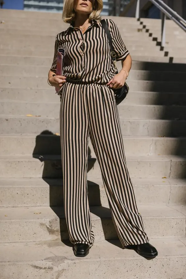 Bohme Pants Max Striped Pants Black 8211 Women