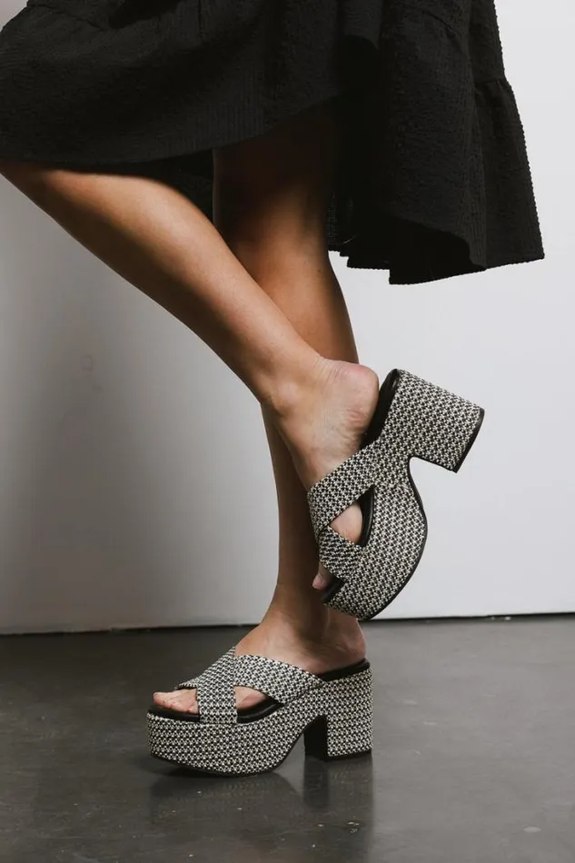 Bohme Shoes Imelda Platform Heels Black 8211 Women