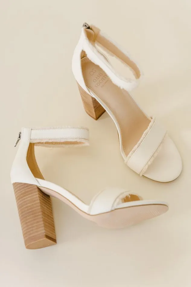 Bohme Shoes Kenzie Heels In White White 8211 Women Bohme Shoes Kenzie Heels In White White 8211 Women
