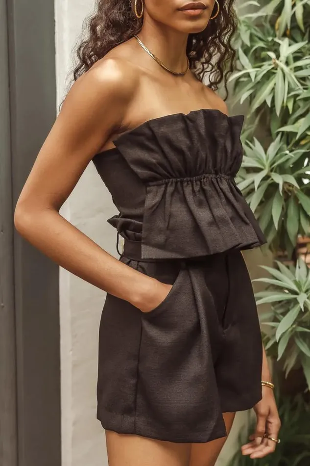 Bohme Shorts Celestine Shorts In Black 8211 FINAL SALE Black 8211 Women Bohme Shorts Celestine Shorts In Black 8211 FINAL SALE Black 8211 Women