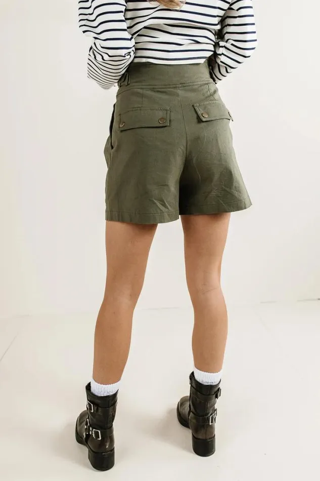 Bohme Shorts Remington Shorts In Olive Olive 8211 Women Bohme Shorts Remington Shorts In Olive Olive 8211 Women