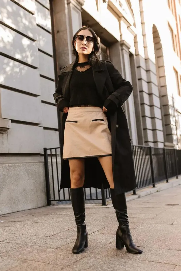 Bohme Skirts Finch Mini Skirt Khaki 8211 Women Bohme Skirts Finch Mini Skirt Khaki 8211 Women