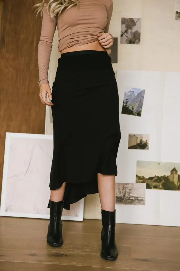 Bohme Skirts Nora Asymmetrical Skirt Black 8211 Women