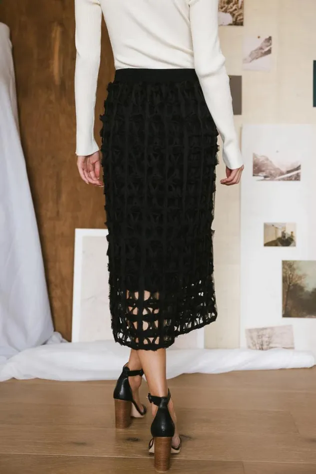 Bohme Skirts Open Cage Knit Skirt In Black Black 8211 Women Bohme Skirts Open Cage Knit Skirt In Black Black 8211 Women