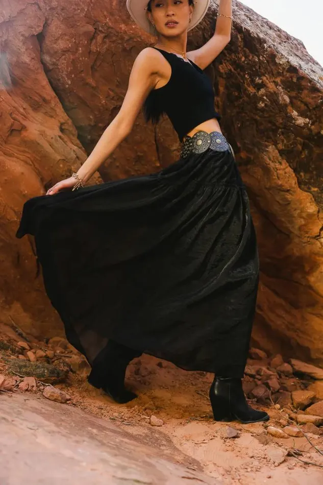 Bohme Skirts Terrin Tulle Skirt In Black Black 8211 Women Bohme Skirts Terrin Tulle Skirt In Black Black 8211 Women