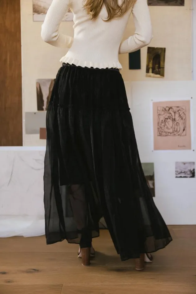 Bohme Skirts Terrin Tulle Skirt In Black Black 8211 Women Bohme Skirts Terrin Tulle Skirt In Black Black 8211 Women