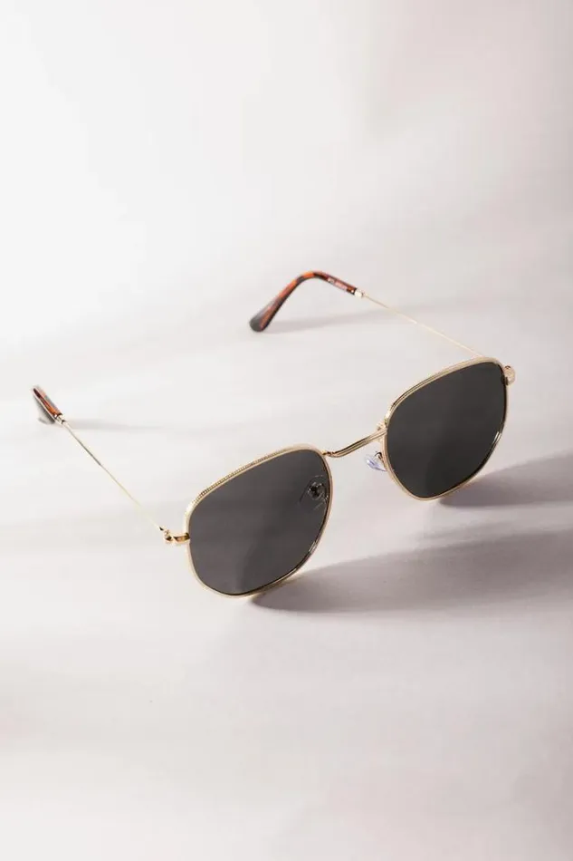 Bohme Sunglasses Kasey Sunglasses In GoldBlack Gold 8211 Women