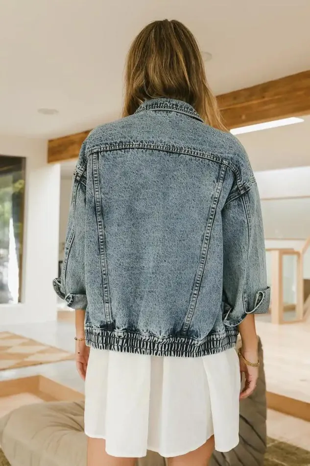 Bohme Tops Isabelle Denim Jacket Medium Wash 8211 Women Bohme Tops Isabelle Denim Jacket Medium Wash 8211 Women