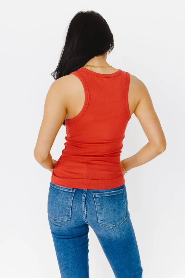 Bohme Tops Kendall Tank In Rust Rust 8211 Women Bohme Tops Kendall Tank In Rust Rust 8211 Women