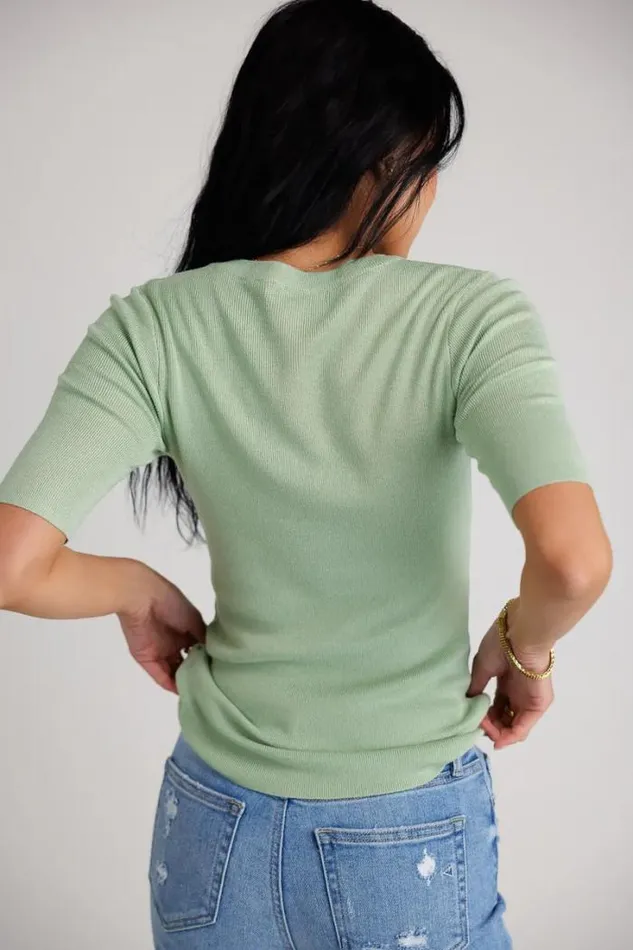 Bohme Tops Lorie Sweater Top In Sage Sage 8211 Women Bohme Tops Lorie Sweater Top In Sage Sage 8211 Women