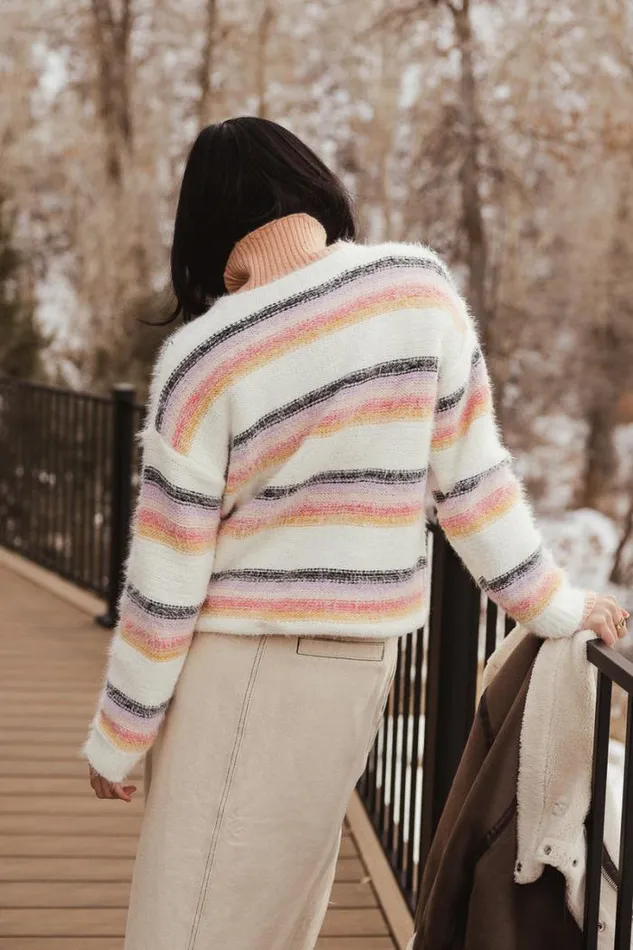 Bohme Tops Mariana Striped Sweater Pink 8211 Women Bohme Tops Mariana Striped Sweater Pink 8211 Women