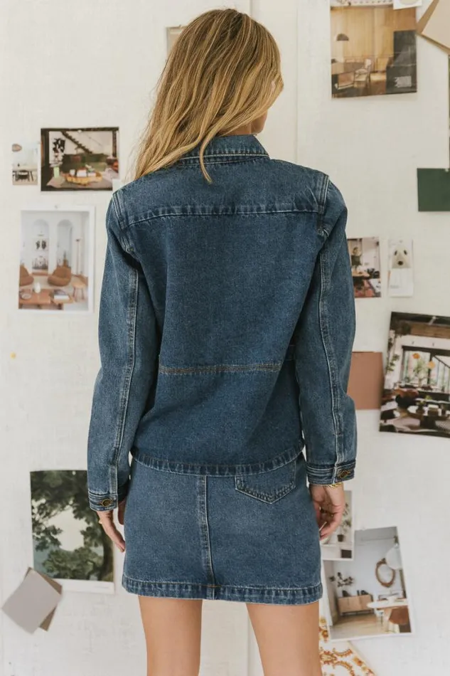 Bohme Tops Phoenix Denim Jacket Medium Wash 8211 Women Bohme Tops Phoenix Denim Jacket Medium Wash 8211 Women
