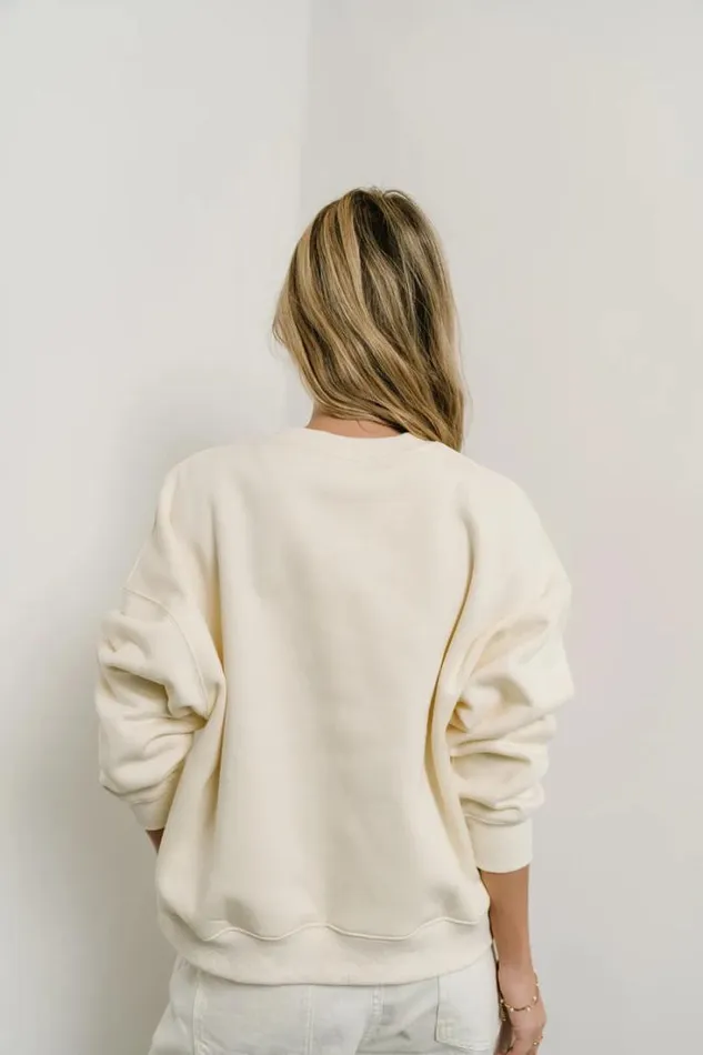 Bohme Tops Rome Sweatshirt Cream 8211 Women Bohme Tops Rome Sweatshirt Cream 8211 Women