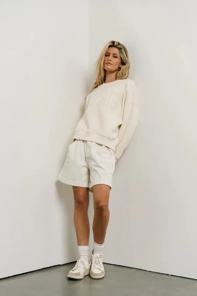 Bohme Tops Rome Sweatshirt Cream 8211 Women Bohme Tops Rome Sweatshirt Cream 8211 Women