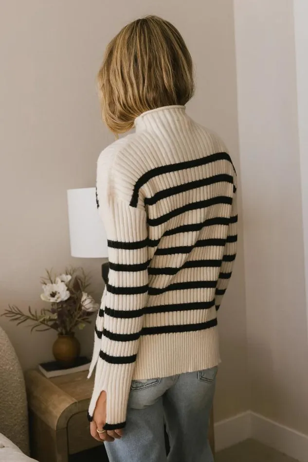 Bohme Tops Taylor Striped Sweater Ivory 8211 Women Bohme Tops Taylor Striped Sweater Ivory 8211 Women