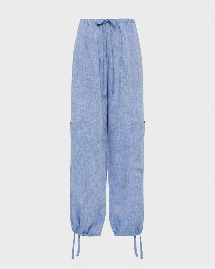 BONDI BORN Matching Separates Leiden Cargo Pant 8211 Denim 8211 Women