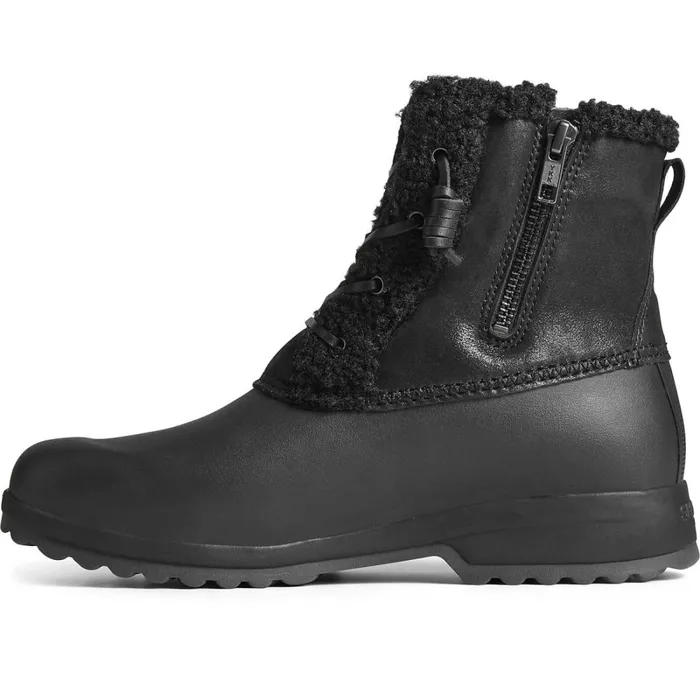 Boots Women Sperry Maritime Repel Teddy Trim Snow Boot Black Boots Women Sperry Maritime Repel Teddy Trim Snow Boot Black