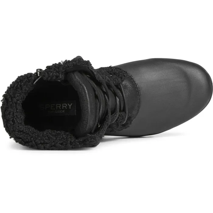 Boots Women Sperry Maritime Repel Teddy Trim Snow Boot Black Boots Women Sperry Maritime Repel Teddy Trim Snow Boot Black