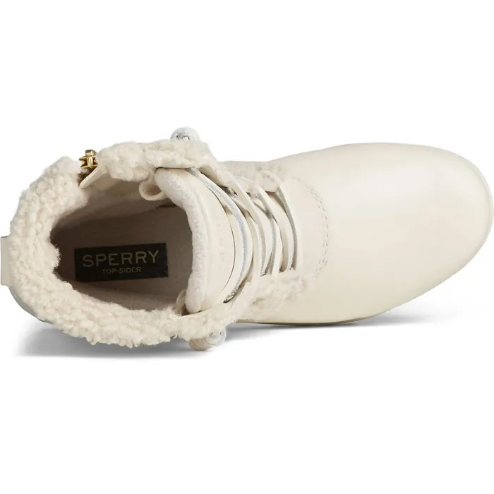 Boots Women Sperry Maritime Repel Teddy Trim Snow Boot Ivory Boots Women Sperry Maritime Repel Teddy Trim Snow Boot Ivory
