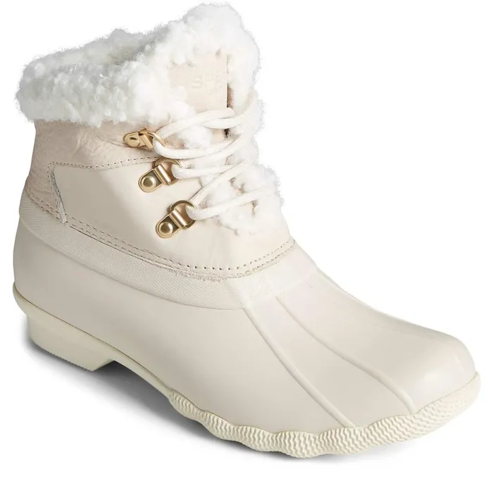 Boots Women Sperry Saltwater Alpine Leather Duck Boot Ivory Boots Women Sperry Saltwater Alpine Leather Duck Boot Ivory