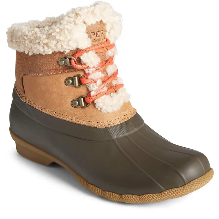 Boots Women Sperry Saltwater Alpine Leather Duck Boot Tanbrown Boots Women Sperry Saltwater Alpine Leather Duck Boot Tanbrown