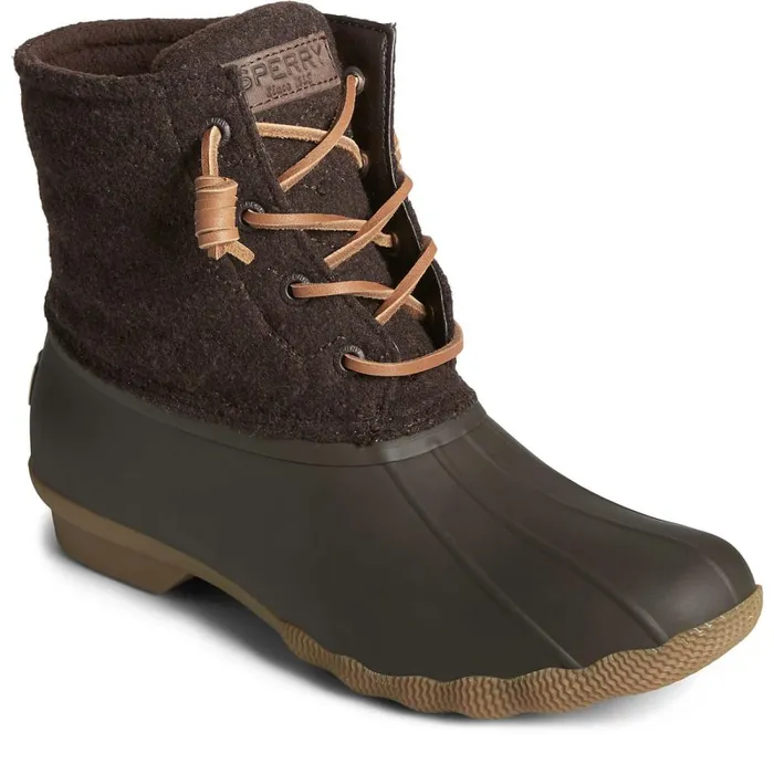 Boots Women Sperry Saltwater Chevron Wool Duck Boot Java Boots Women Sperry Saltwater Chevron Wool Duck Boot Java
