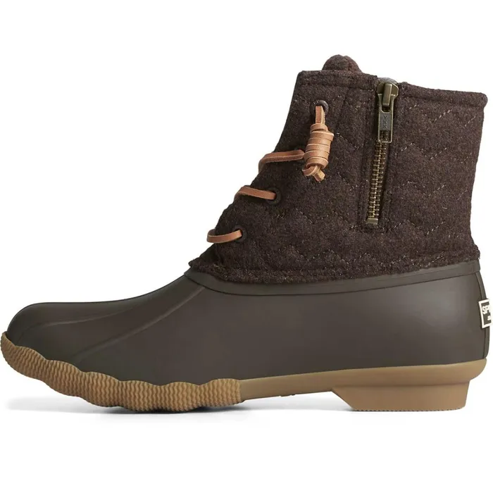 Boots Women Sperry Saltwater Chevron Wool Duck Boot Java Boots Women Sperry Saltwater Chevron Wool Duck Boot Java