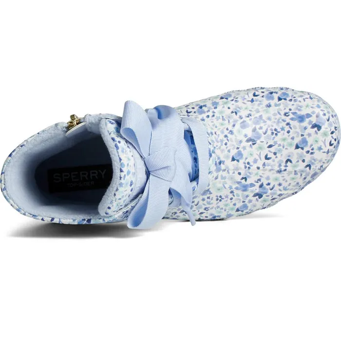 Boots Women Sperry Saltwater Floral Duck Boot Blue Boots Women Sperry Saltwater Floral Duck Boot Blue