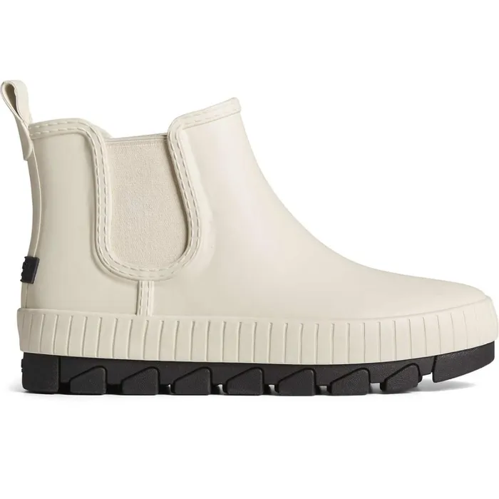Boots Women Sperry Torrent Chelsea Matte Waterproof Rain Boot White